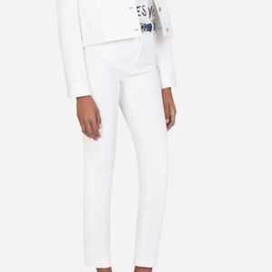 Dolce & Gabbana white denim jeans
